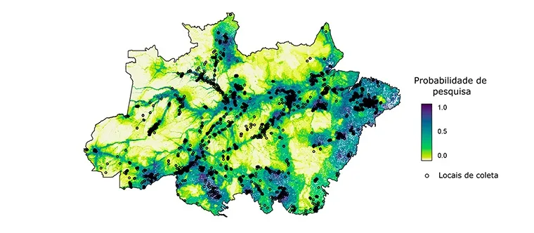Estudo revela lacunas de pesquisas ecológicas no território da Amazônia brasileira Estudo revela lacunas de pesquisas ecológicas no território da Amazônia brasileira