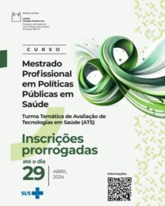 mestrado profissional em políticas públicas em saúde