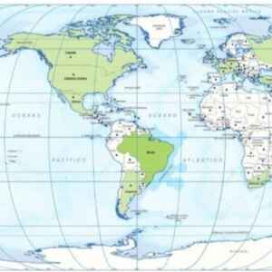 Novo Mapa do IBGE Coloca o Brasil no Centro do Mundo