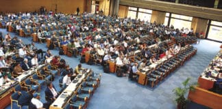 Vista de uma das plenárias