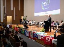 Ministro Macedo durante encontro do Fórum Interconselhos