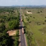 Foram feitos serviços entre o km 699 e o km 889,6, de Santa Maria das Barreiras, indo até a divisa do Pará com Mato Grosso