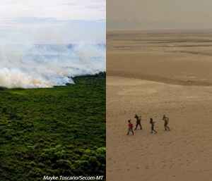 Amazônia e Pantanal enfrentam efeitos severos de seca histórica e incêndios florestais Amazônia