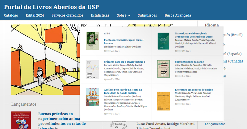 Livros escolhidos estarão disponíveis no Portal de Livros Abertos