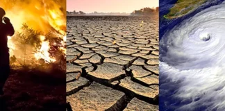 NASA mostrando os impactos das mudanças climáticas