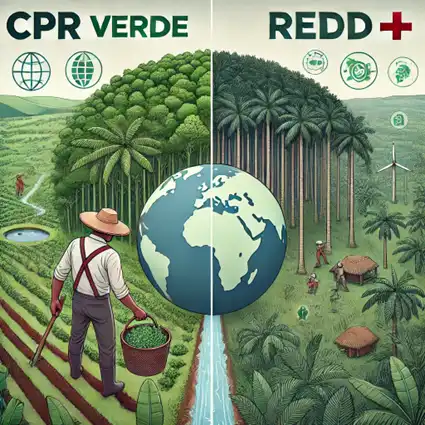 Saiba como o CPR Verde e o REDD+ incentivam a sustentabilidade e a preservação ambiental de maneiras distintas.