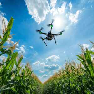 Método inovador utiliza drone e câmera econômica para identificar plantas tolerantes à seca plantas