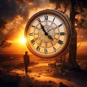 O relógio do fim do mundo e a humanidade correndo contra o tempo relógio