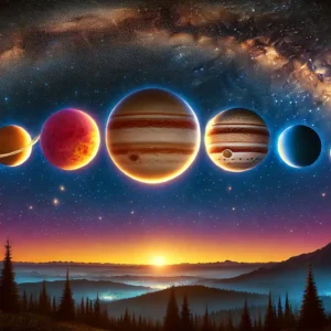 Alinhamento planetário raro em 2025 proporcionará um espetáculo celestial imperdível alinhamento