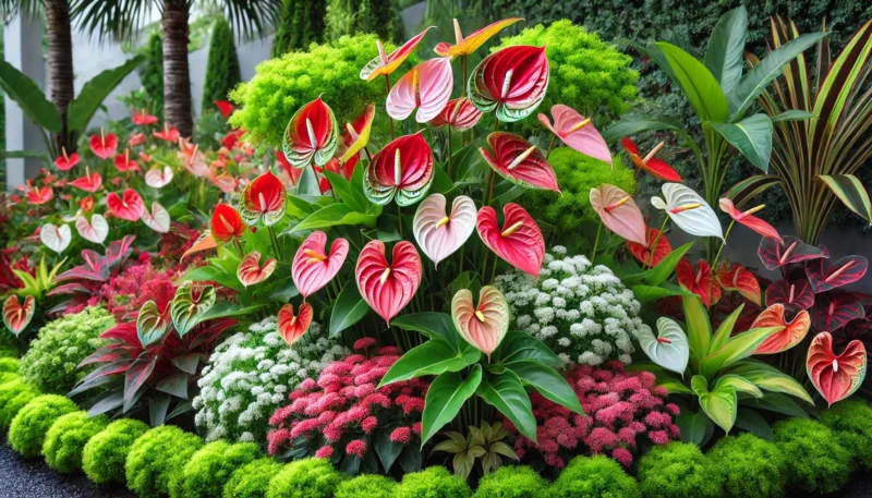 8 curiosidades sobre o Antúrio, planta tropical clássica para paisagismo 2 8 curiosidades sobre o Antúrio, planta tropical clássica para paisagismo