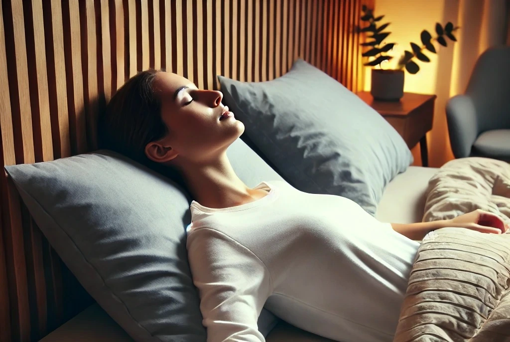 DALL·E-2025-02-21-09.36.34-Uma-imagem-realista-em-posicao-paisagem-1024x576-mostrando-uma-pessoa-relaxada-na-cama-praticando-a-tecnica-de-respiracao-4-7-8-para-dormir-melhor-1 Como acabar com a insônia e dormir melhor com um truque simples