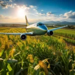 Revolução verde nos céus, enzima brasileira transforma resíduo em biocombustível de aviação enzima