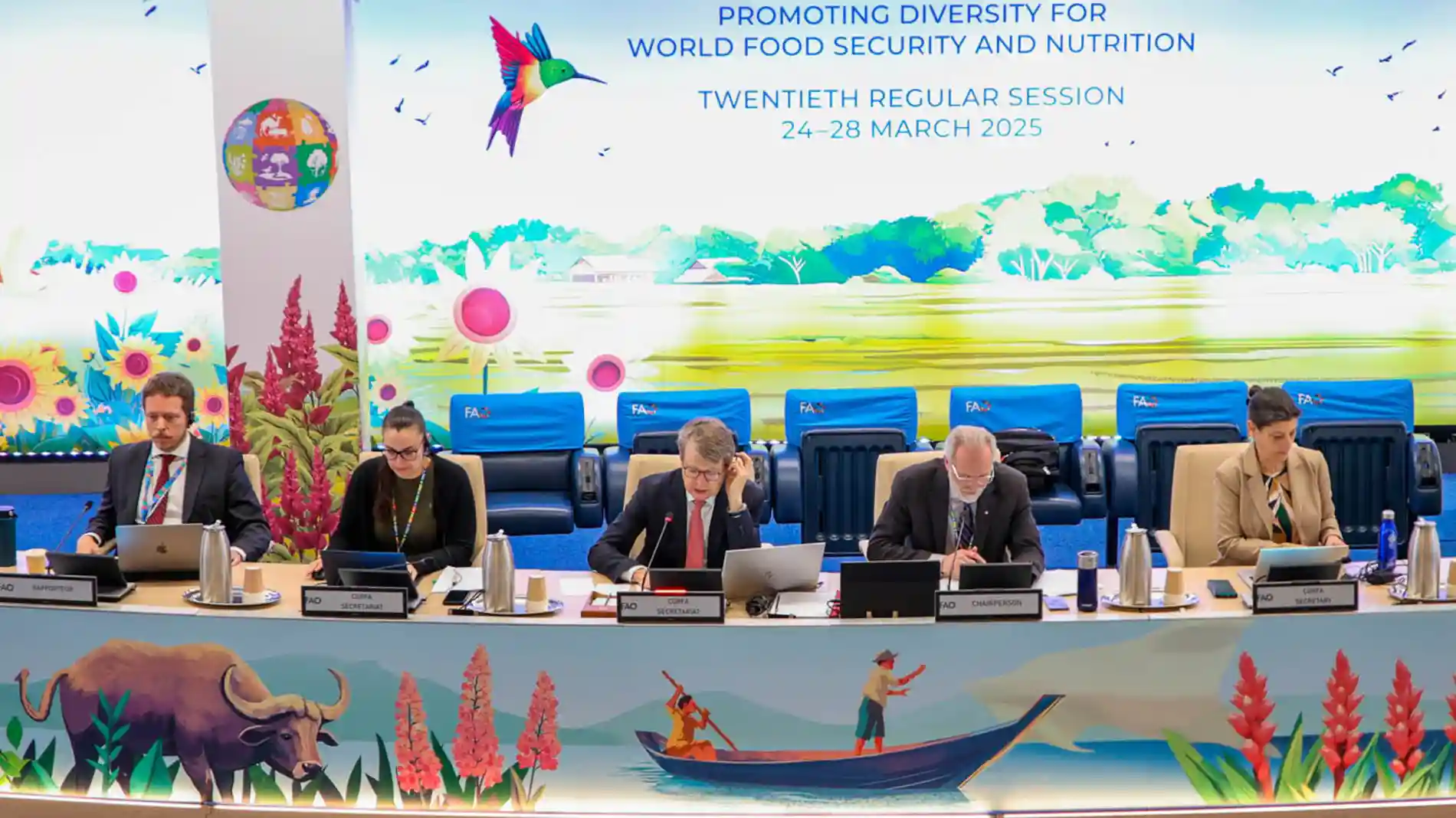 20ª Sessão da Comissão de Recursos Genéticos para a Alimentação e a Agricultura – CGRFA 6 A biodiversidade nunca esteve t o presente na agenda global disse o