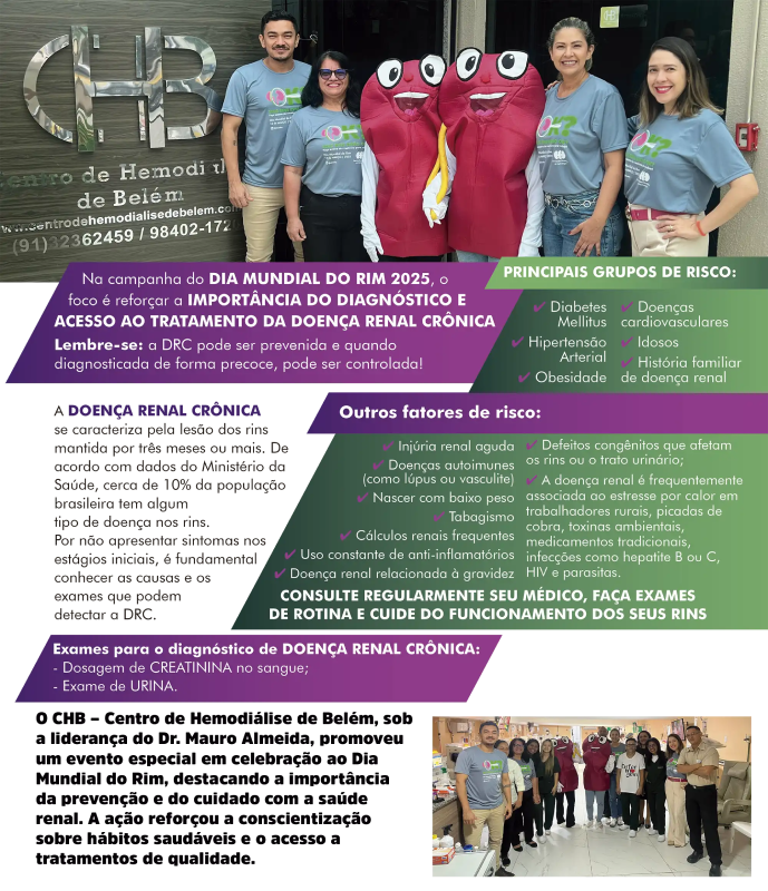 DMR_2025-CARTAZ-1-1 Centro de Hemodiálise de Belém (CHB) é referência no Brasil em nefrologia