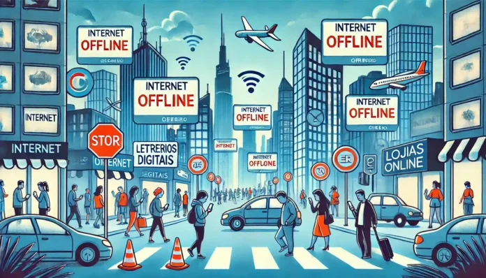 O que aconteceria se a internet parasse por um dia em 2025