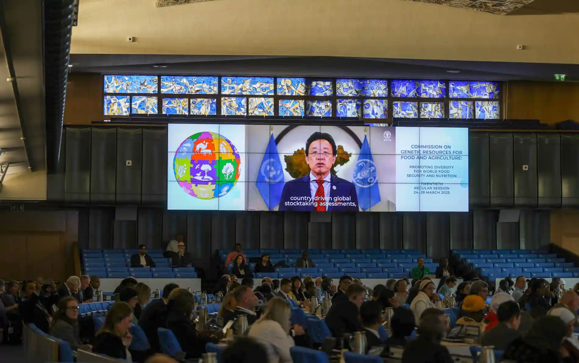 20ª Sessão da Comissão de Recursos Genéticos para a Alimentação e a Agricultura – CGRFA 1 Qu Dongyu Diretor Geral da Organiza o das Na es Unidas para Agricultura e