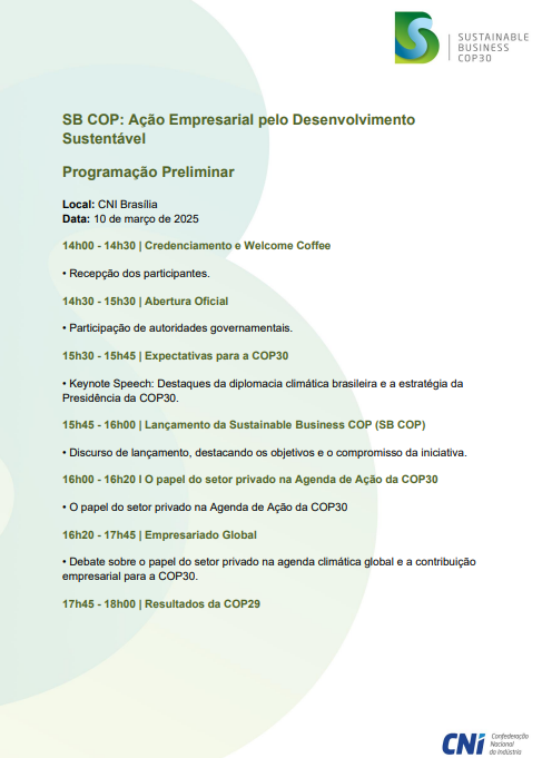 Screenshot-2025-03-10-110444 CNI lança iniciativa global para mobilizar empresários na COP30