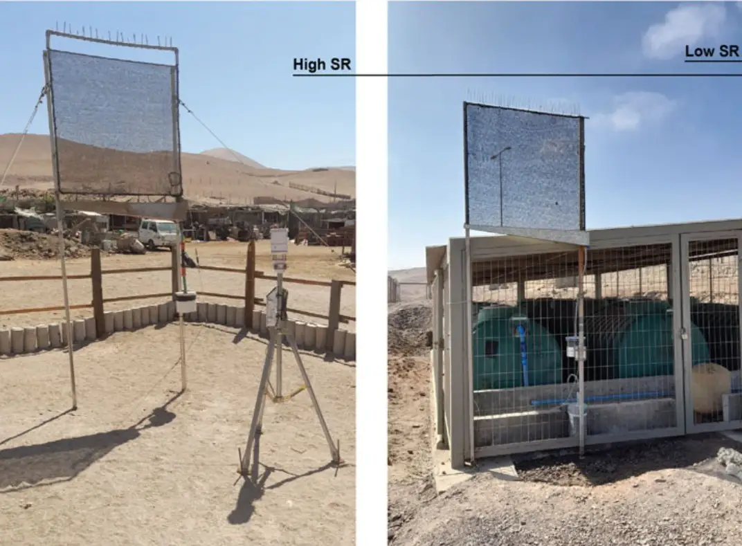 coletores-agua-neblina-chile Cientistas desenvolvem método inovador para extrair água no Deserto do Atacama