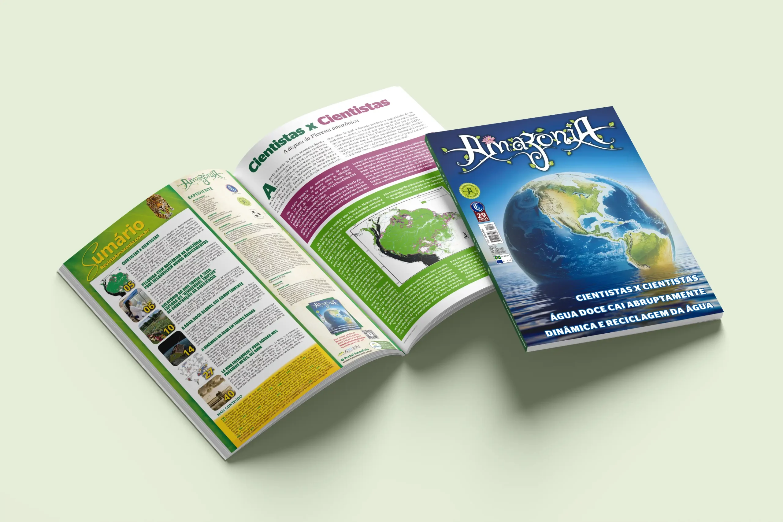 Edição de Março da Revista Amazônia destaca crise hídrica e desafios ambientais globais 7 revistaamazonia scaled