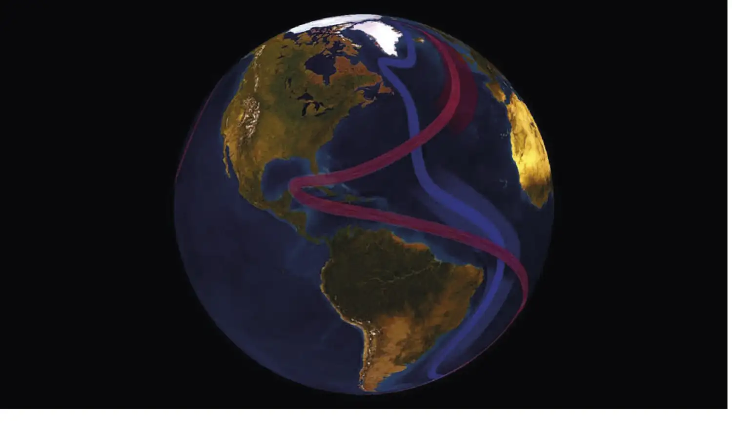A Circulação Meridional do Atlântico é um sistema de correntes oceânicas que traz calor para o Hemisfério Norte e podem estar enfraquecendo