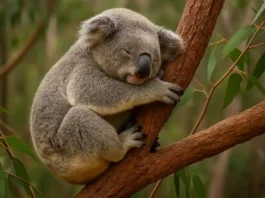 Coala dorme 22 horas por dia, e as outras passa comendo