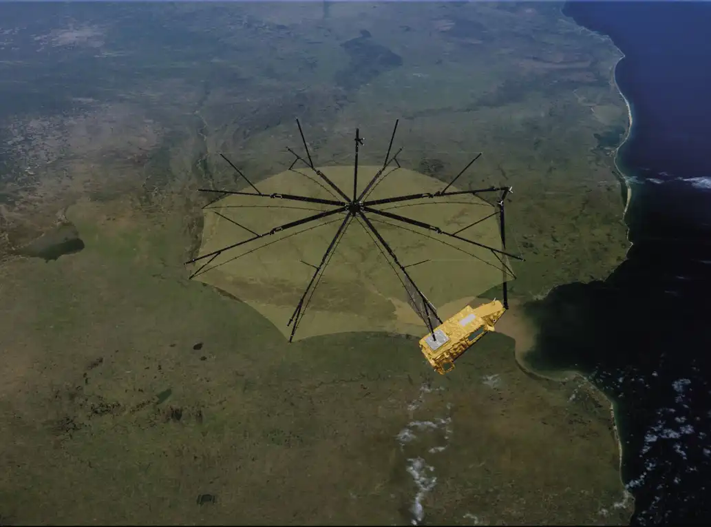 Equipada_com_um_novo_radar_de_abertura_sint_tica_de_banda_P_a_miss_o_do_-1 Sonda espacial mapeará em 3D as florestas tropicais da Terra