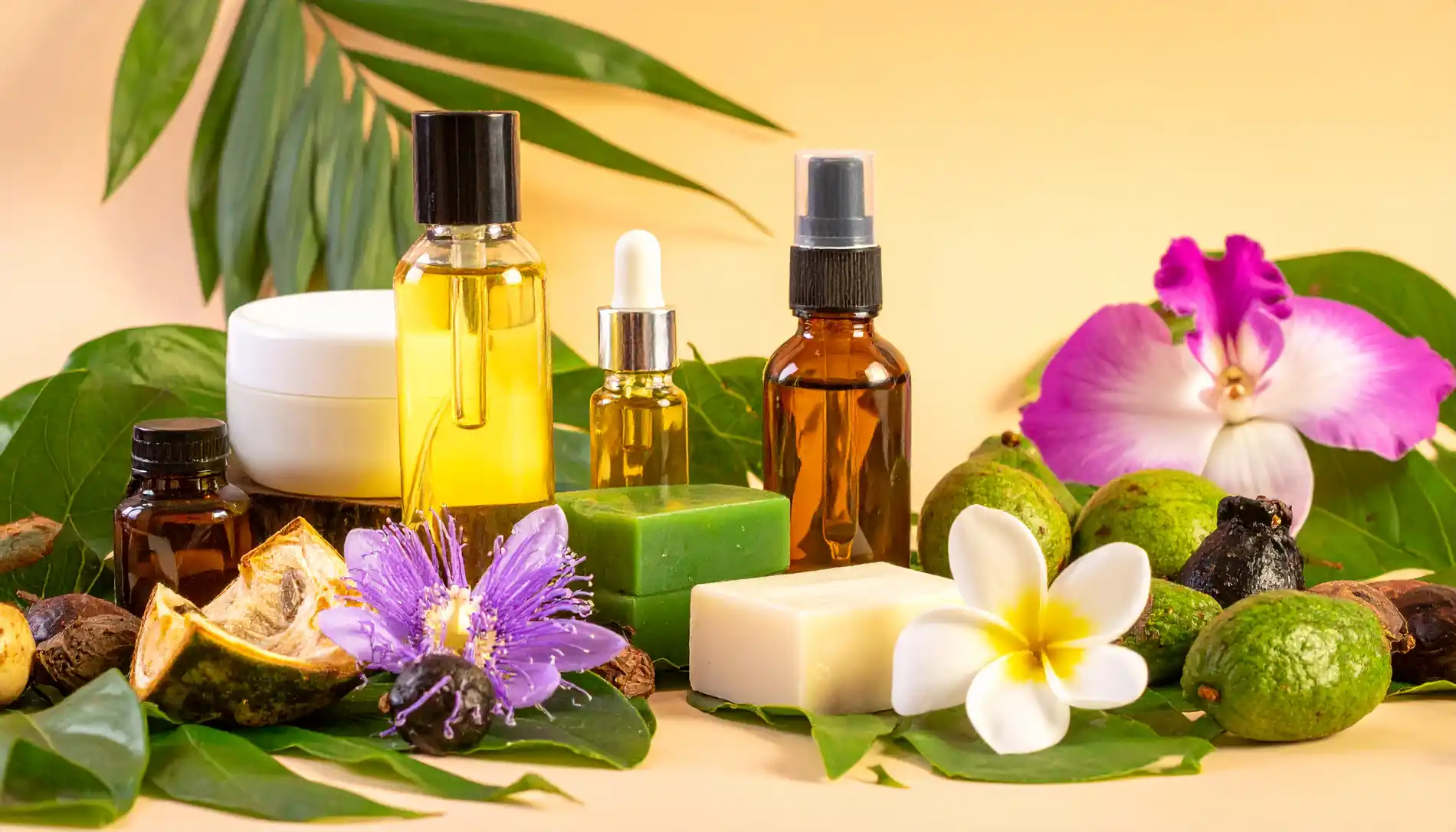 Firefly Cena vibrante e delicada mostrando cosmeticos naturais da floresta amazonica como oleos cr