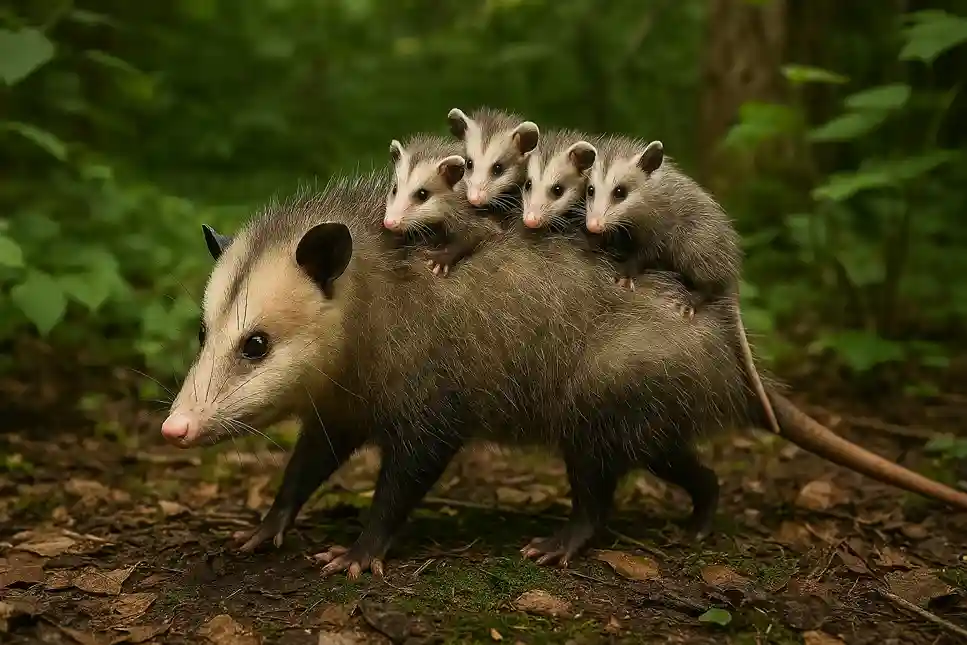 Mucura: onde vive, alimentação, ciclo de vida e impacto no ecossistema 1 Mucura - Imagem criada com IA