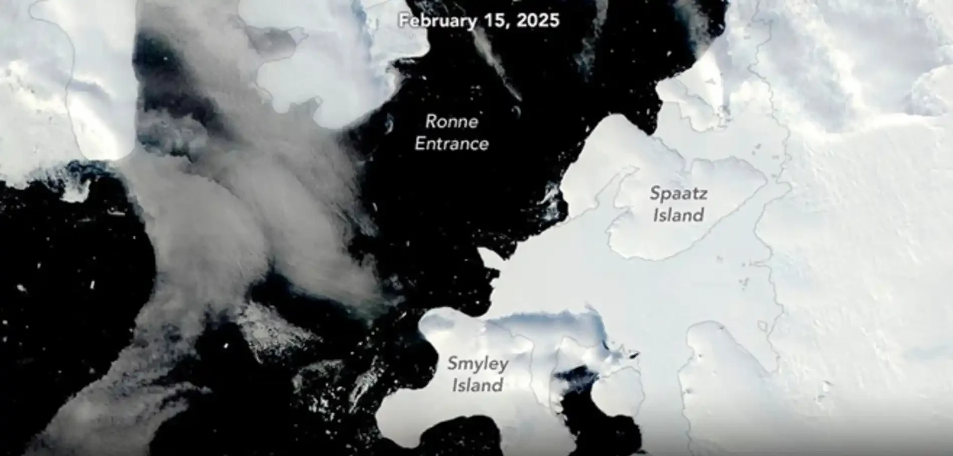O novo iceberg A 84 passou parte do ver o de 2024 2025 do hemisf rio sul ricocheteando em e1744504028430