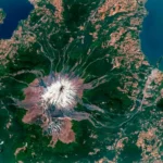 O_vulc_o_Villarrica_no_Chile_emite_vapor_e_outros_gases_vulc_nicos_nesta_foto_tirada_da_Esta__o_Espacial_Internacional._Os_gases_v_m_de_-150x150 Terra — Imagens incríveis do e de nosso planeta