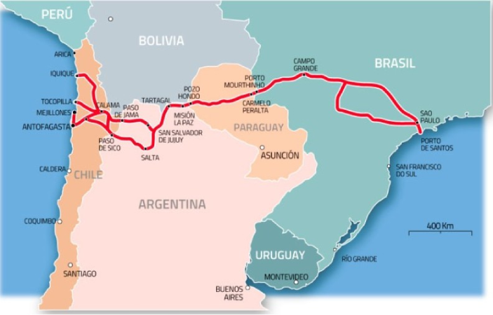 Rota que vai ligar Sul, Sudeste e Centro-Oeste ao Pacífico deve começar a operar em 2026 3 Rota