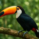 Você sabia como o tucano-toco espalha sementes por onde passa? Você sabia como o tucano-toco espalha sementes por onde passa