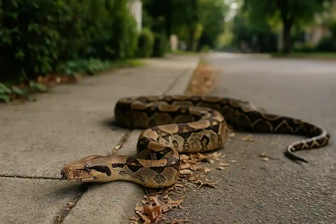 Você sabia que a jiboia é aliada no controle de pragas urbanas