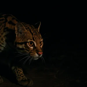 A estratégia da jaguatirica para caçar no escuro é digna de filme A estratégia da jaguatirica para caçar no escuro é digna de filme