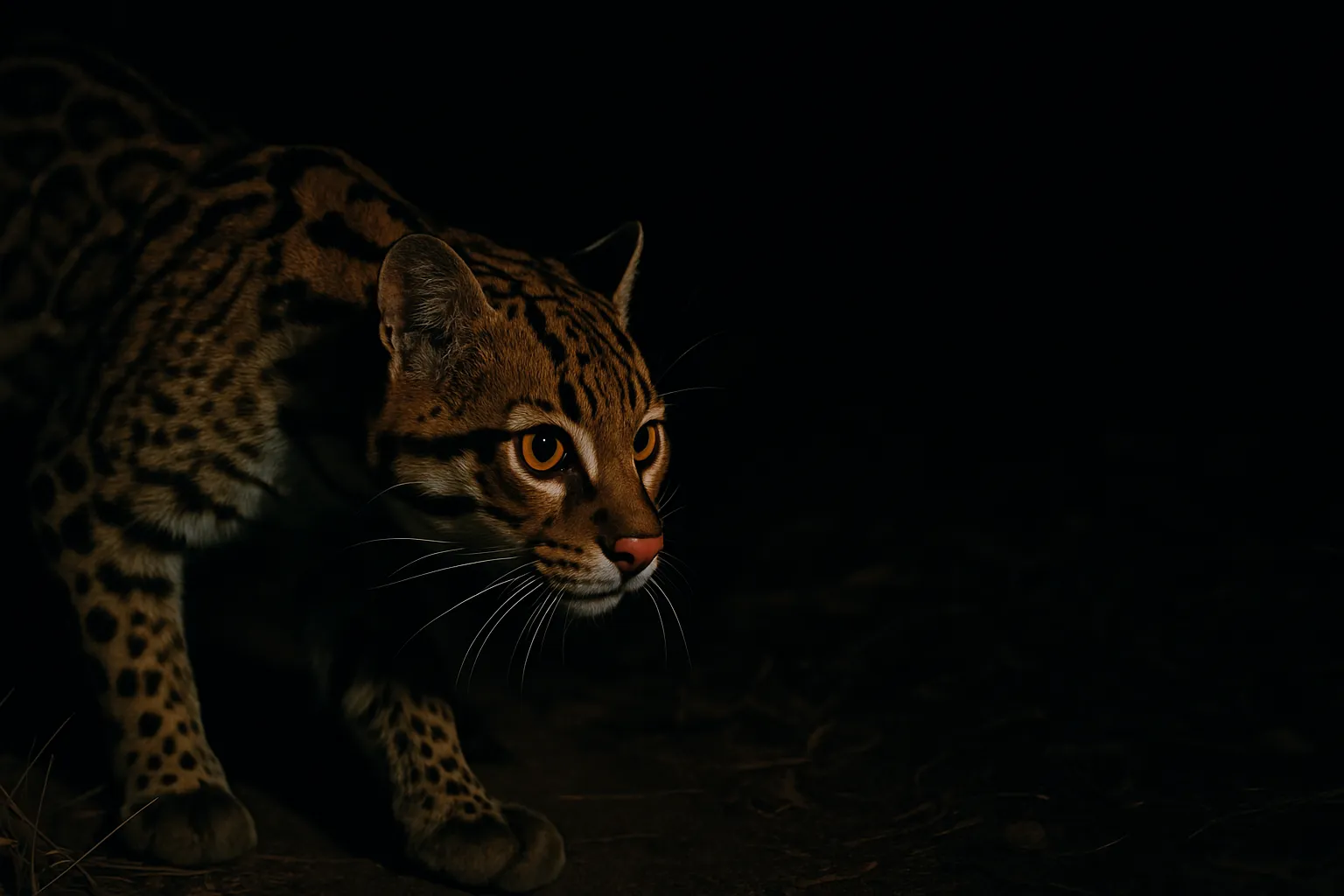 A estratégia da jaguatirica para caçar no escuro é digna de filme 2 A estratégia da jaguatirica para caçar no escuro é digna de filme