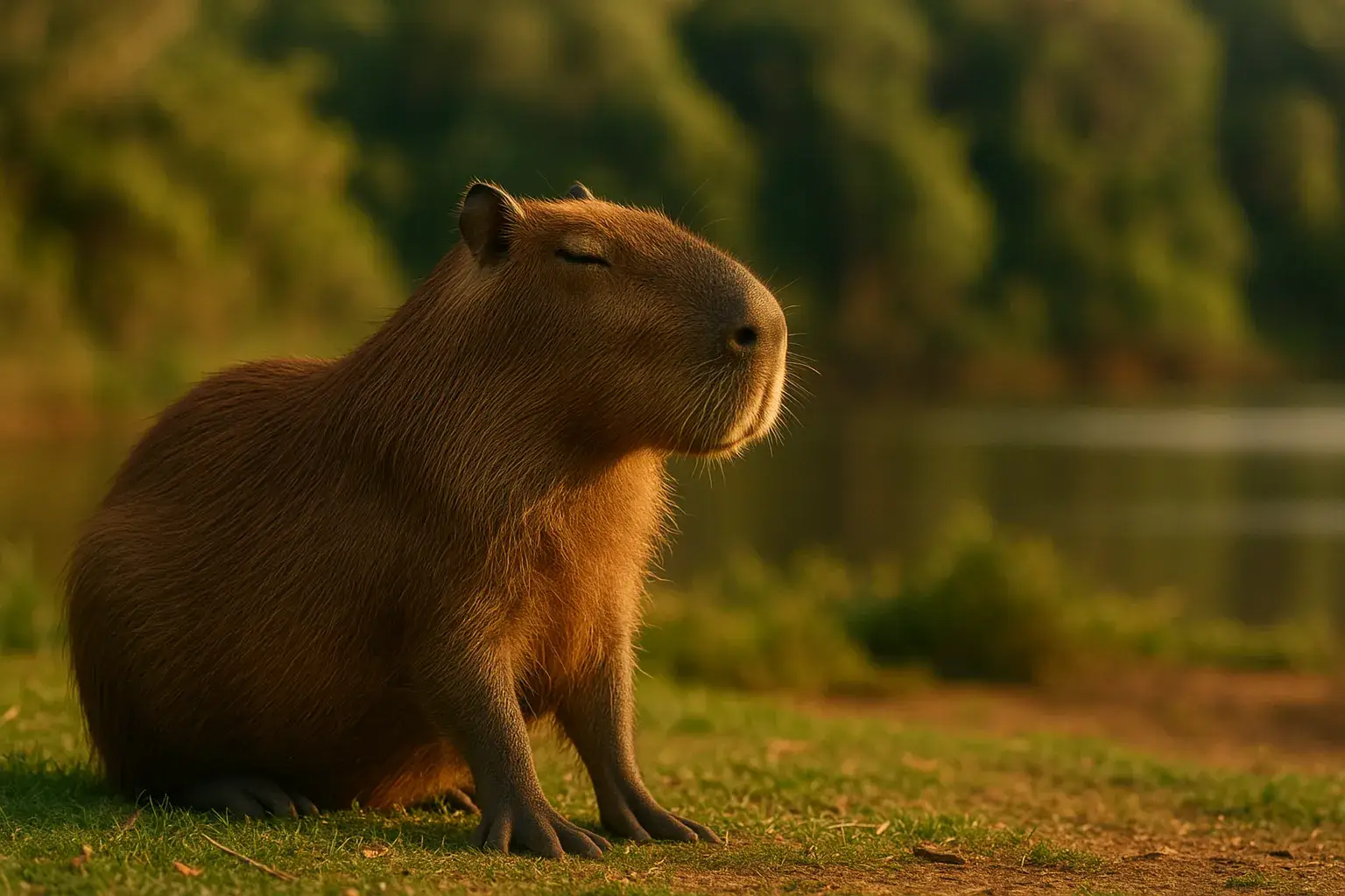 5 motivos para a capivara ser o animal mais zen do Brasil