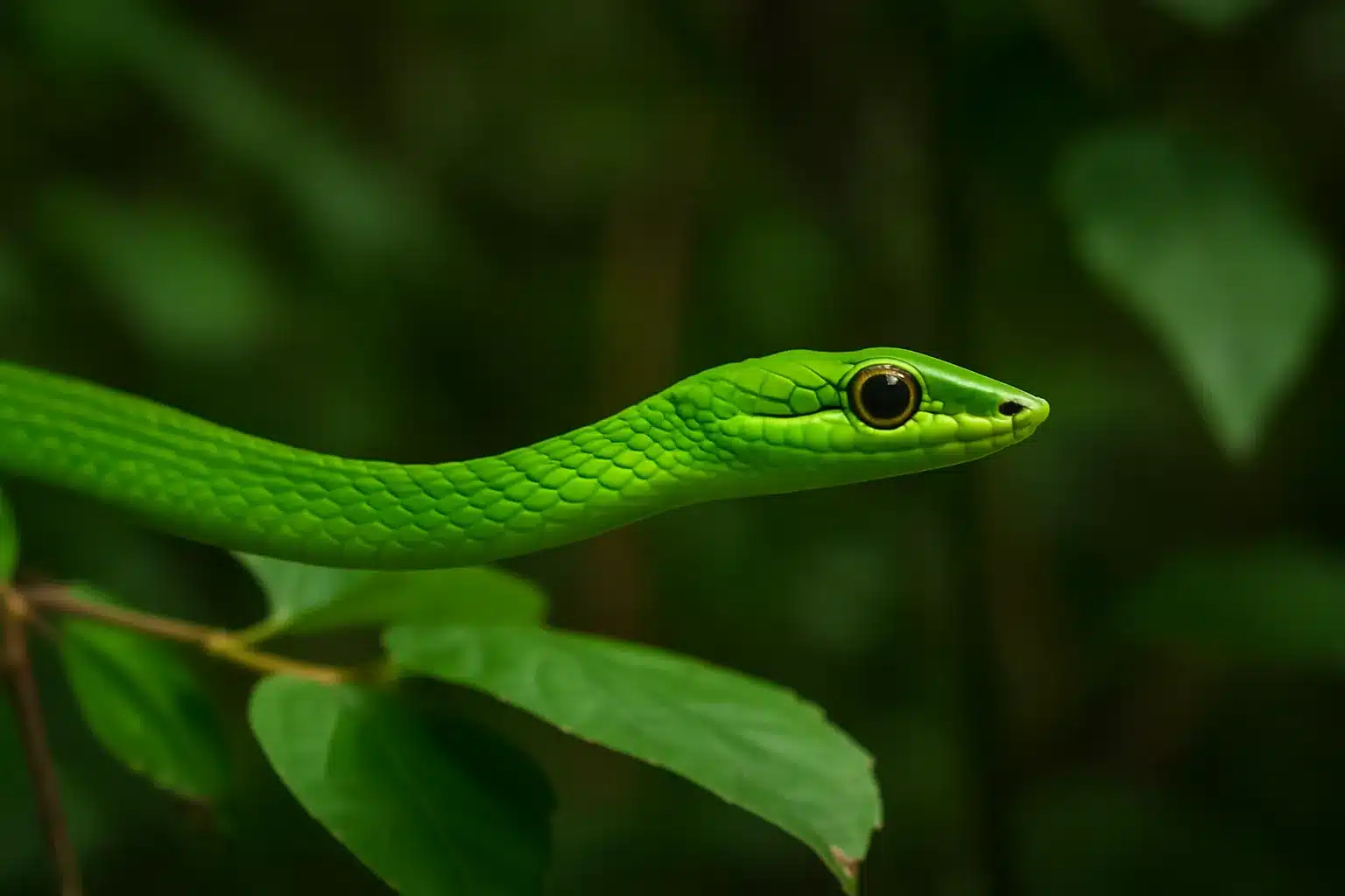 A cobra-verde é venenosa? Entenda sua função no equilíbrio ecológico 1 A cobra-verde é venenosa Entenda sua função no equilíbrio ecológico