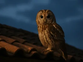 Coruja apareceu no telhado Entenda o que significa e se há risco