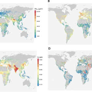 Poluição do ar e emissões de CO₂ em milhares de cidades em todo o mundo Distribuições globais das concentrações médias anuais ponderadas pela população de PM 2,5 , NO 2 e OSDMA8 (O 3 ) e FFCO 2 per capita em áreas urbanas em 2019 Estudo revela como 13.189 cidades evoluíram em poluição e CO₂, mostrando desigualdades e oportunidades na luta por ar limpo e clima saudável