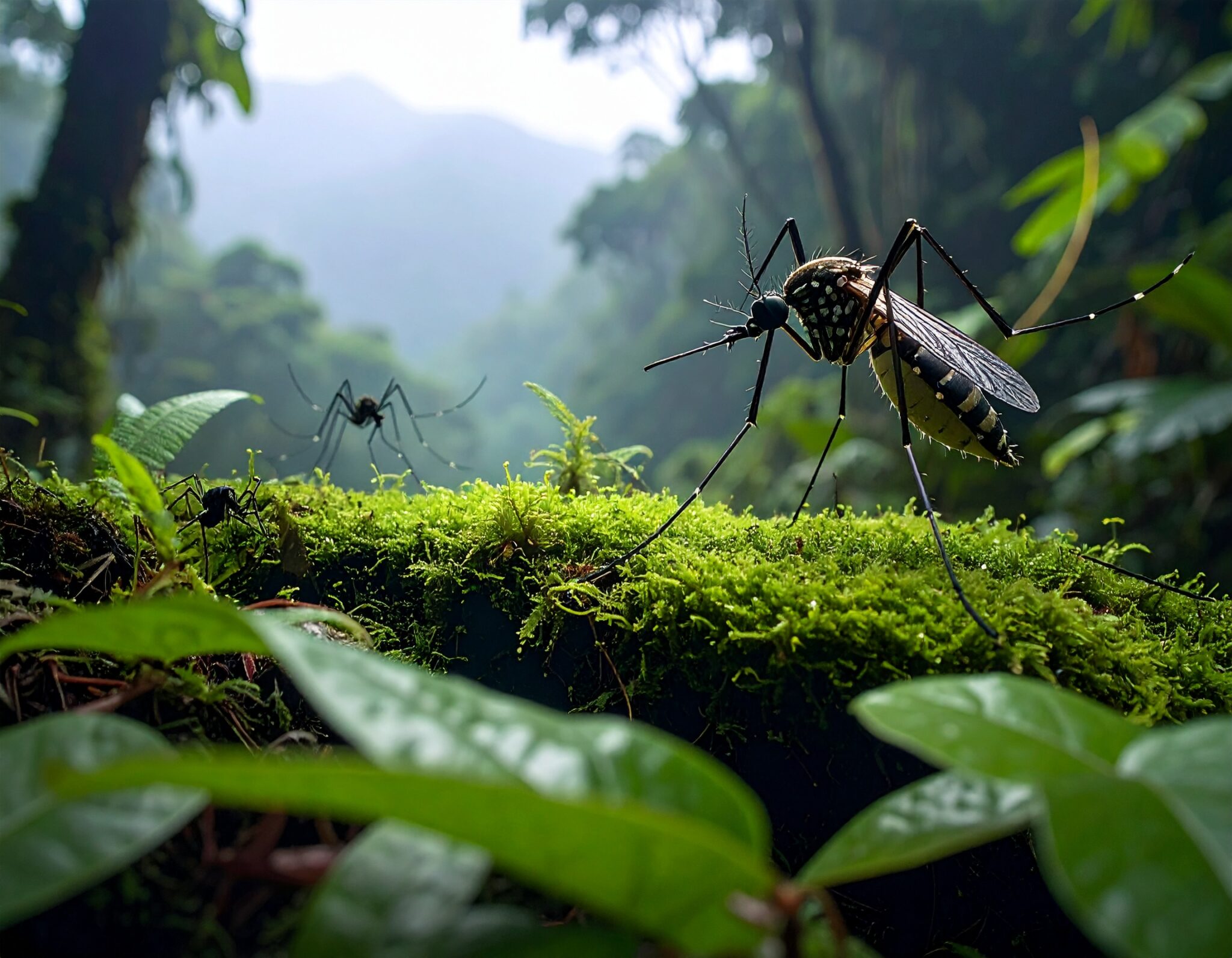Mosquitos: Os grandes influenciadores do ecossistema 2 Descubra como os mosquitos são fundamentais para a Amazônia como polinizadores, recicladores e alimentos para a fauna