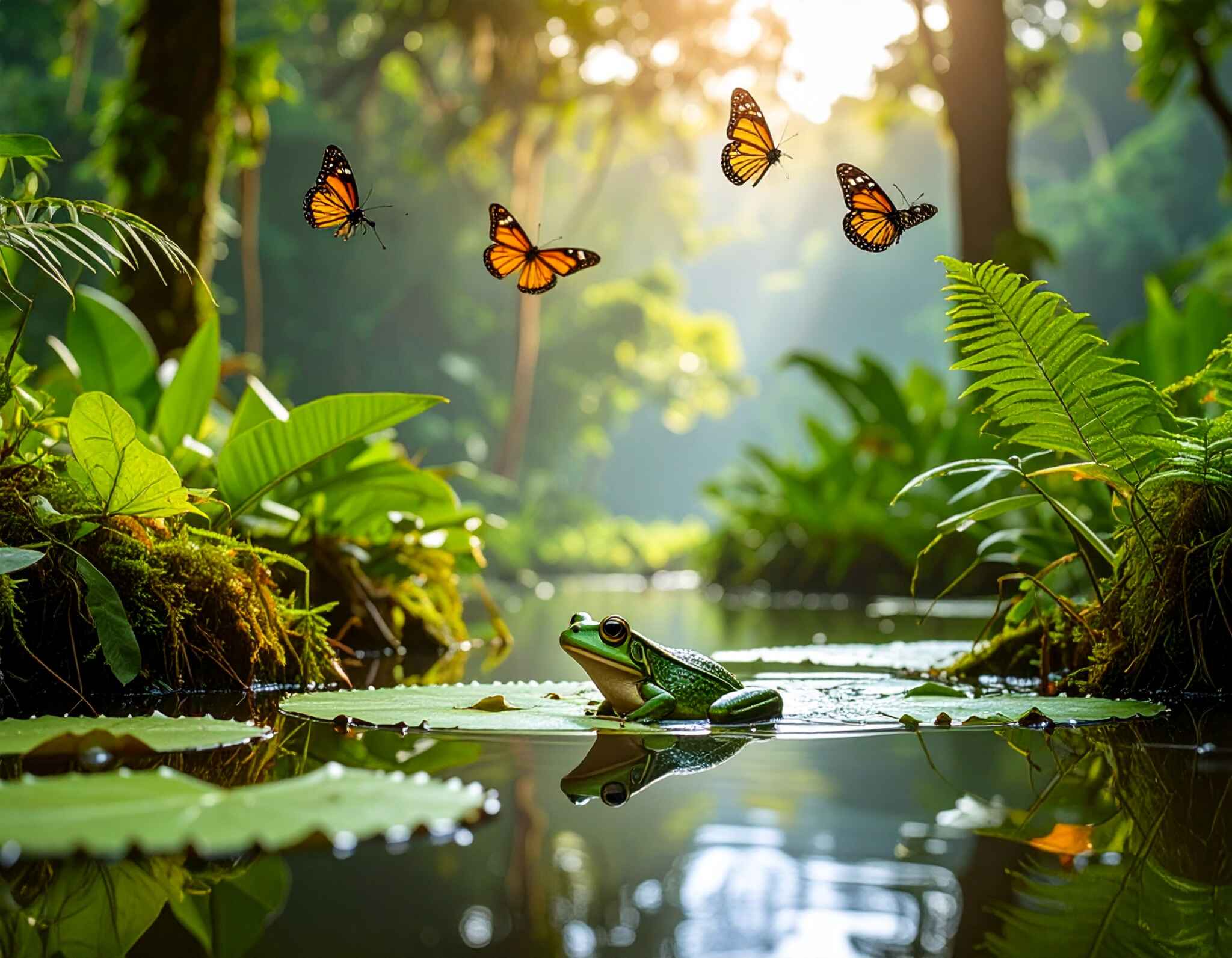 Imagine um sapo coaxando menos em um rio amazônico ou borboletas sumindo de uma clareira