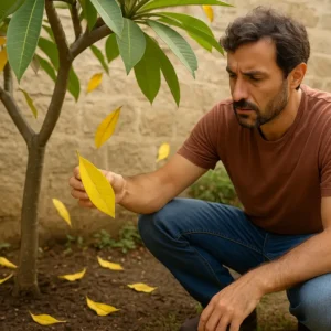 Folhas do jasmim-manga caindo? O problema pode estar no solo argiloso e pesado Jasmim-manga não se adapta bem a solos pesados