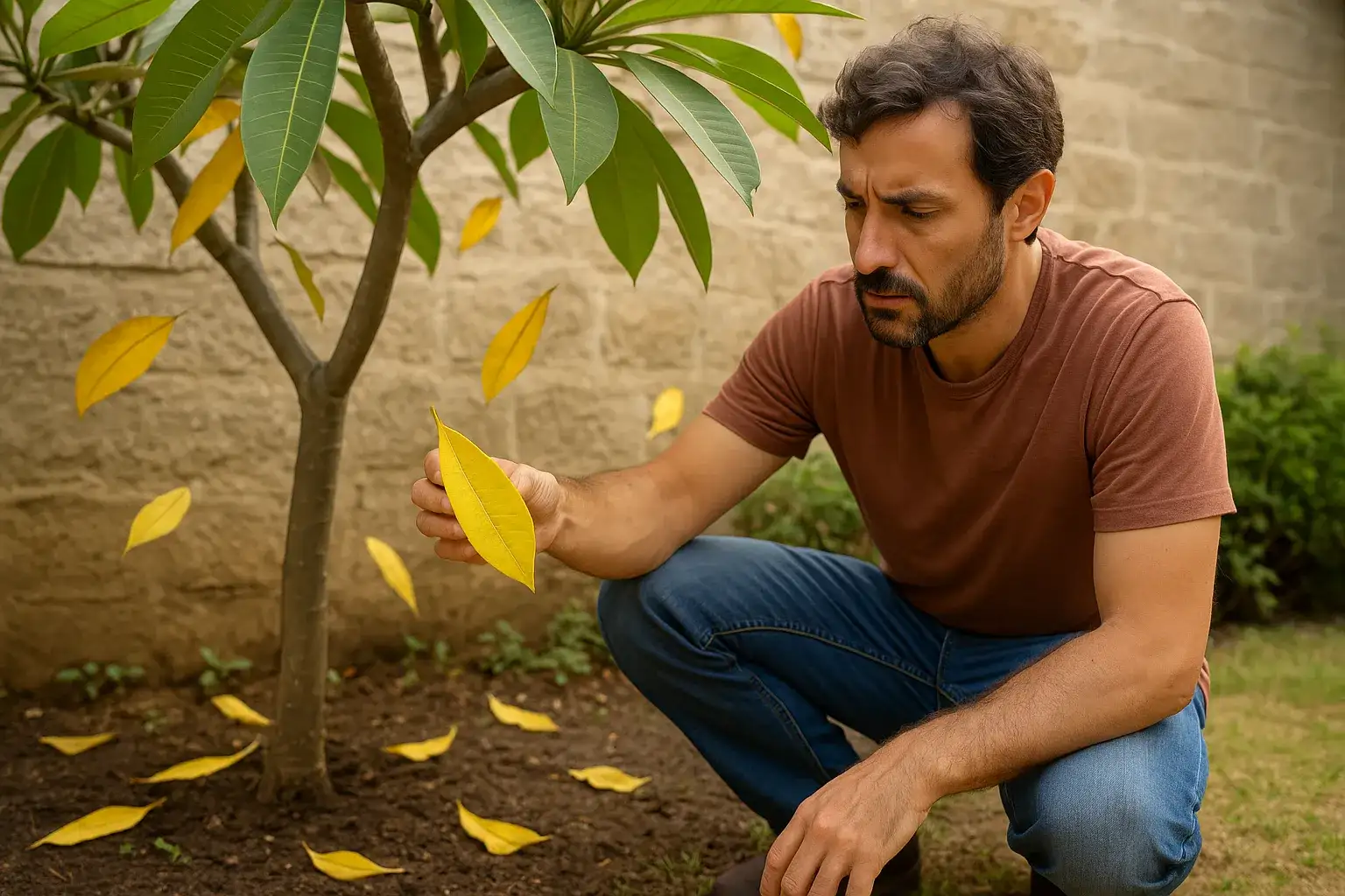 Folhas do jasmim-manga caindo? O problema pode estar no solo argiloso e pesado 2 Jasmim-manga não se adapta bem a solos pesados