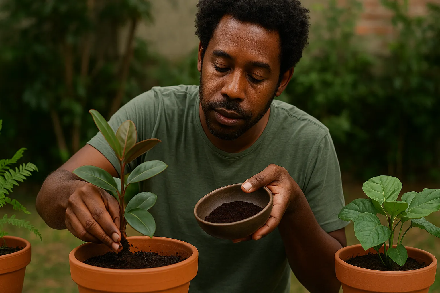 O que acontece quando você usa borra de café nas suas plantas 1 O que acontece quando você usa borra de café nas suas plantas
