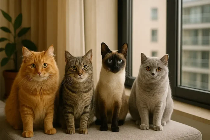 O temperamento das raças de gato para quem mora em apartamento