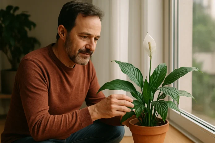 Onde o Lírio-da-Paz gosta de estar posicionado