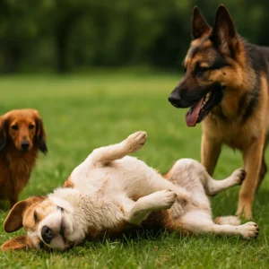 Por que cães rolam na grama e no chão após o banho? Veja o que isso realmente significa Por que cães rolam na grama e no chão após o banho