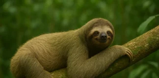 Por que o bicho-preguiça só desce da árvore uma vez por semana