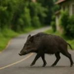 Porco-do-mato na estrada ou perto de casa os perigos e como reagir