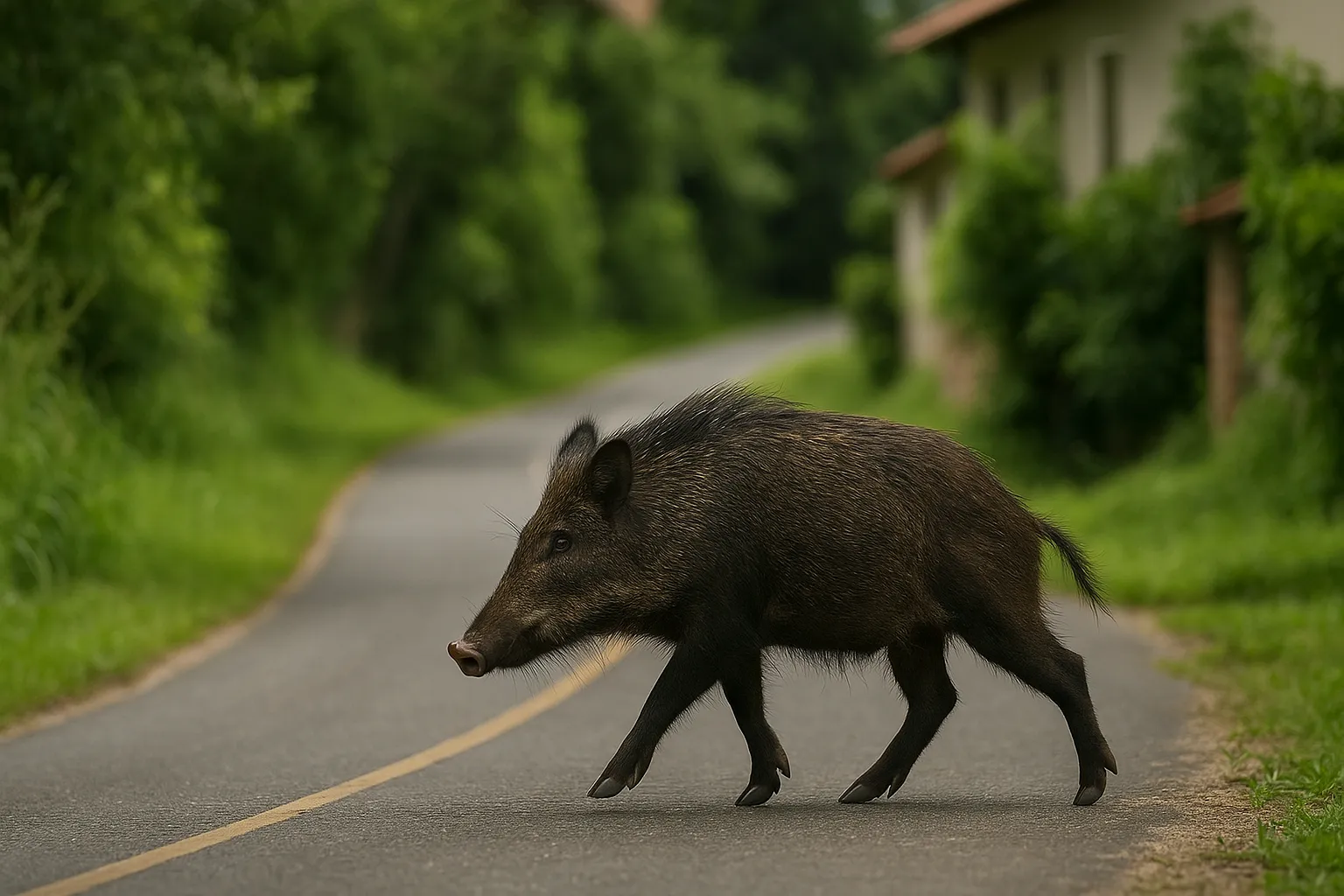 Porco-do-mato na estrada ou perto de casa: os perigos e como reagir 2 Porco-do-mato na estrada ou perto de casa os perigos e como reagir